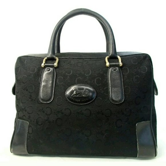 Celine Macadam Hobo Vintage Monogram Horse Tote - Picture 2 of 6